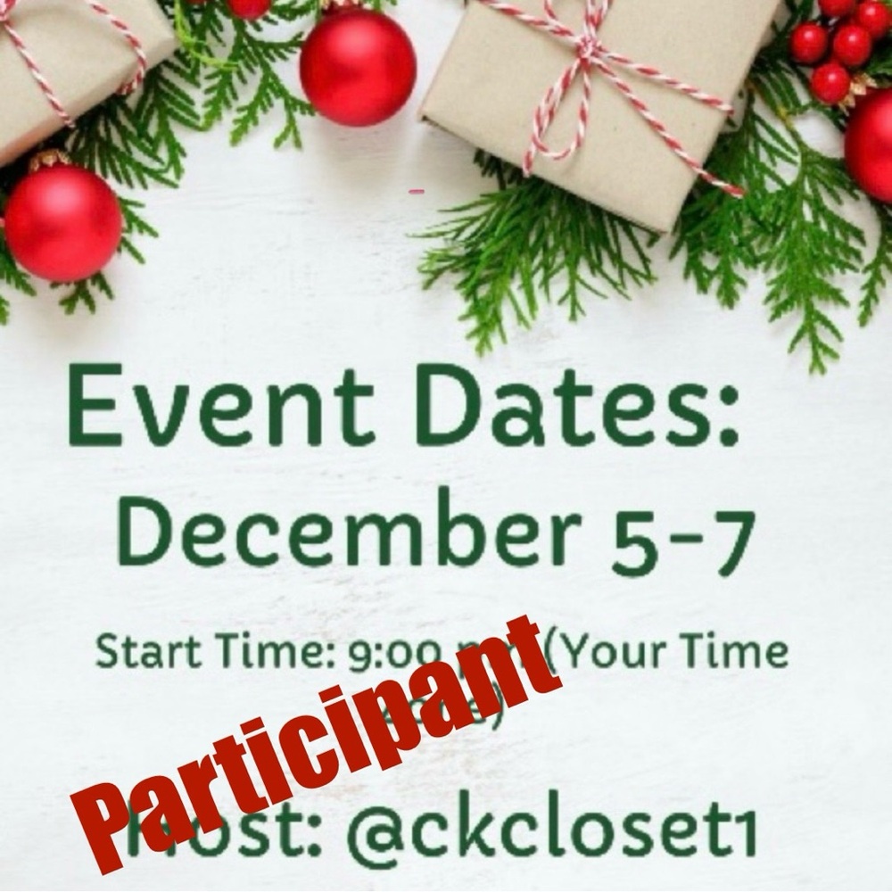 🧑🏼‍🎄Christmas Share Event Participant🧑🏼‍🎄